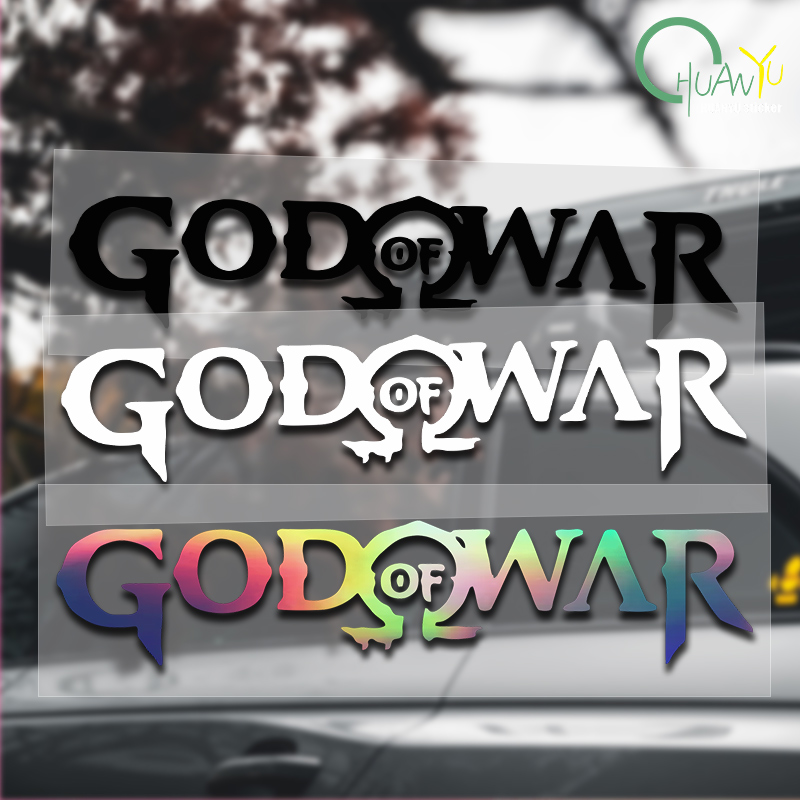 Board Game Logo - Bóg wojny Logo gry naklejki na