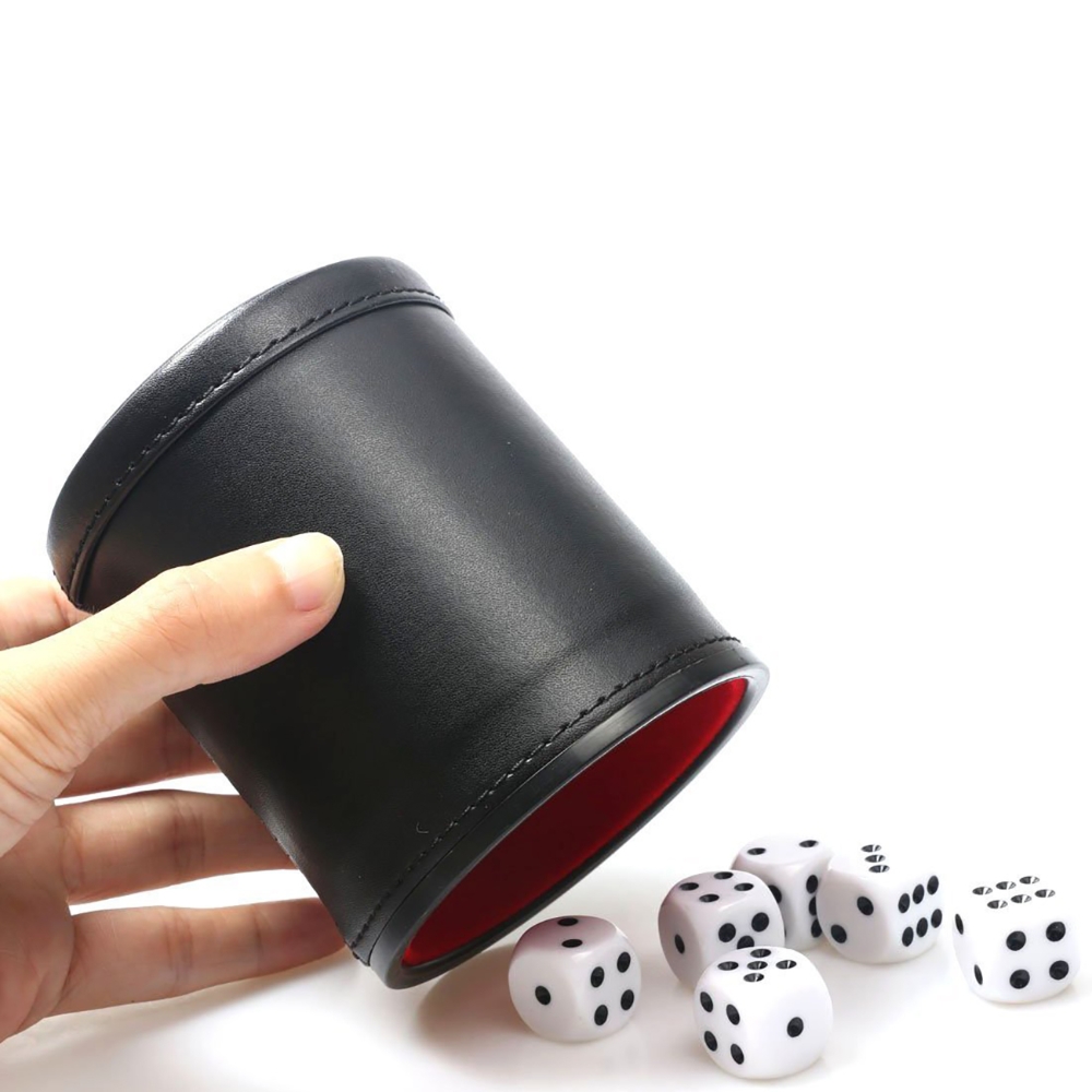 Zestaw skórzanych kubków do ko – Board Game Yahtzee recenzja i cena