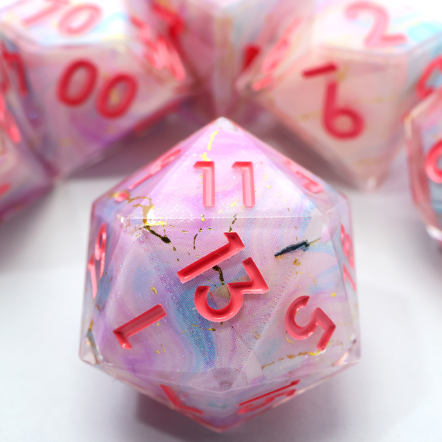 Ombre Marble Full Cover RPG Di – Board Game Roleplay recenzja i cena