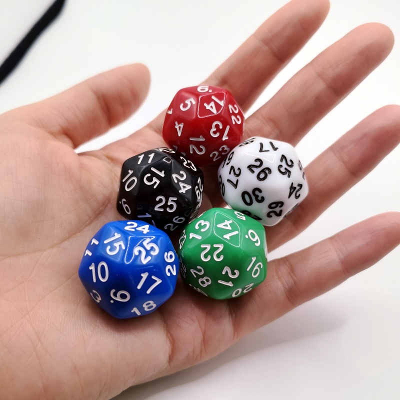 5szt Cube 30 Sides D30 kostki  – Board Game Yahtzee recenzja i cena