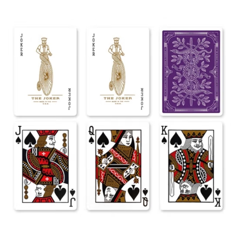 Fioletowe karty do gry Monarch – Board Game Illustration recenzja i cena