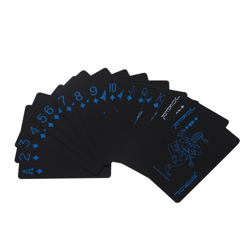 Czarne plastikowe karty do gry – Board Game Illustration recenzja i cena