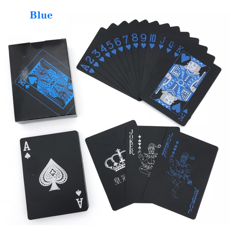 Czarne plastikowe karty do gry – Board Game Illustration recenzja i cena