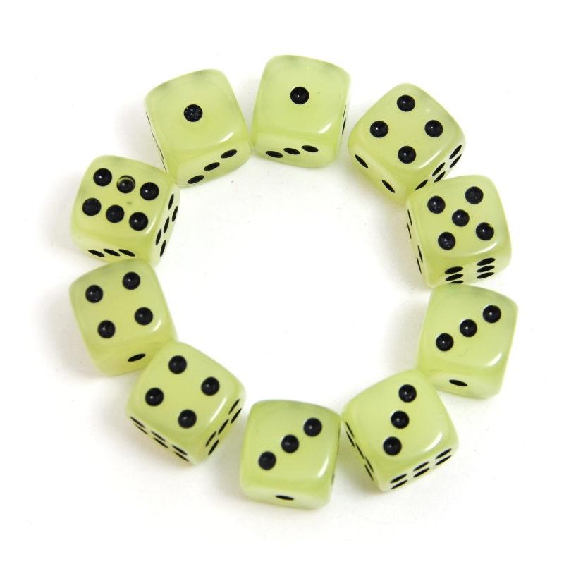 10-pak kości D6 z 6 twarzami ś – Board Game Yahtzee recenzja i cena