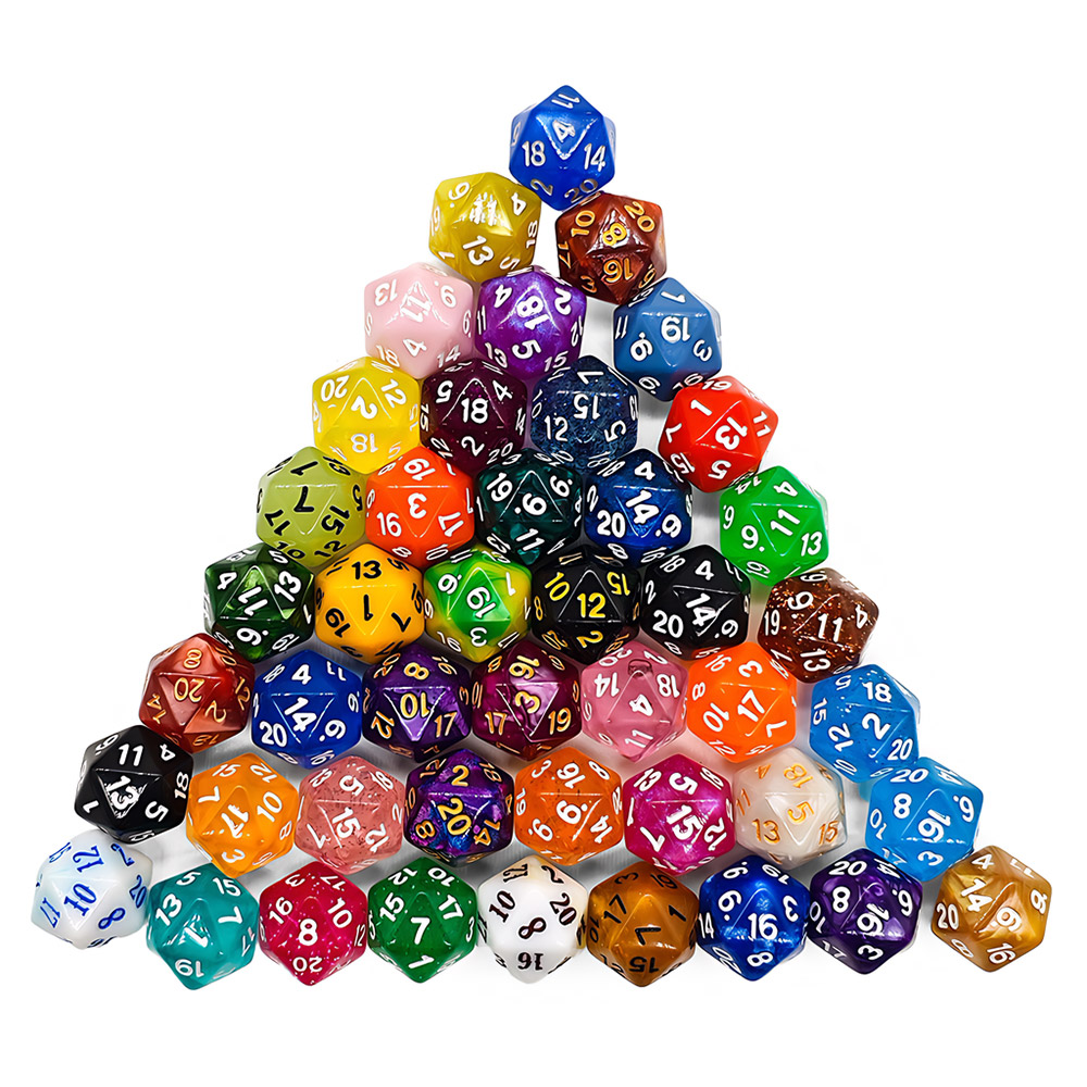 60 szt. Wielościenne Kości Mie – Board Game Land recenzja i cena