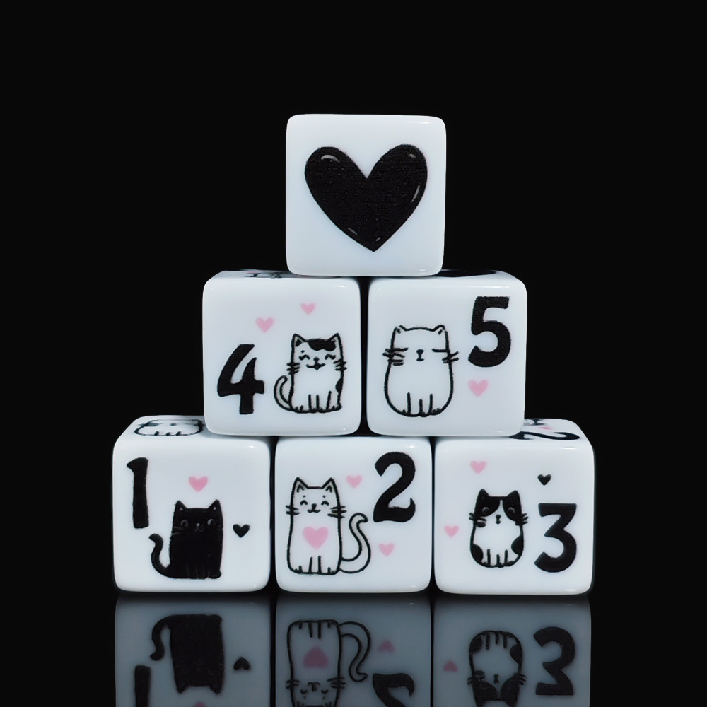 12 sztuk/zestaw 16mm Urocze Ko – Board Game Illustration recenzja i cena