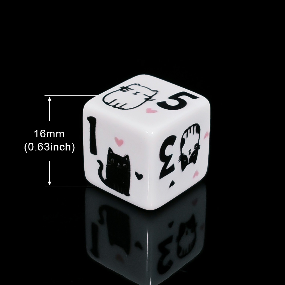 12 sztuk/zestaw 16mm Urocze Ko – Board Game Illustration recenzja i cena
