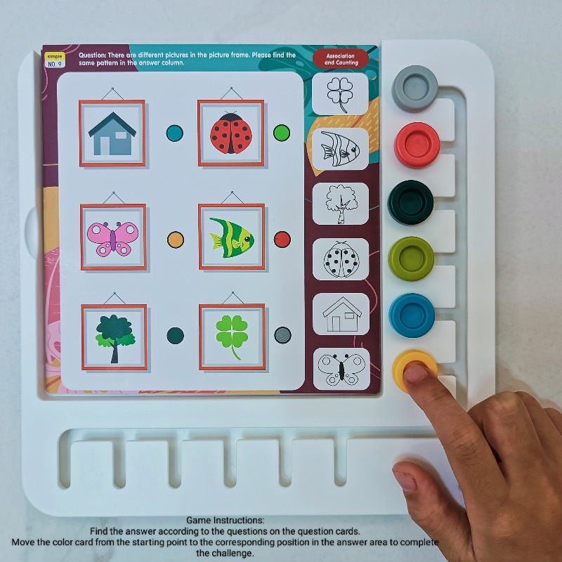 Gra logiczna dla dzieci, plans – Board Game Question recenzja i cena