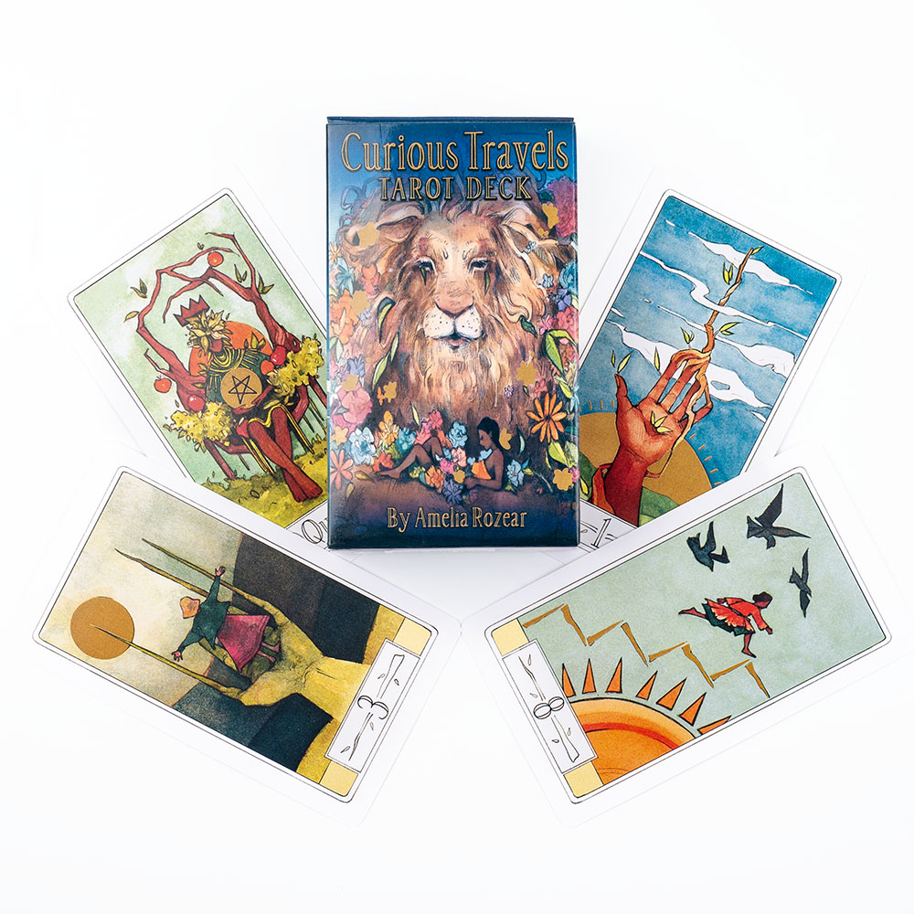 Ciekawe podróże Tarot 10,3 * 6 – Board Game Illustration recenzja i cena