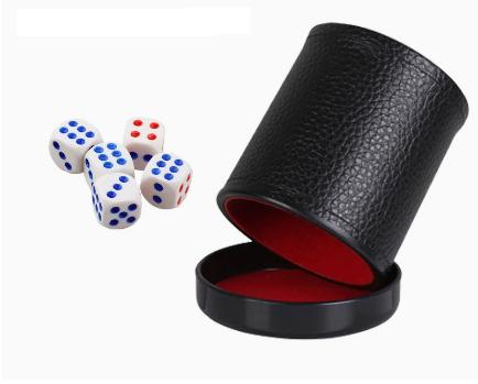 Skórzany kubek na kości z pokr – Board Game Yahtzee recenzja i cena