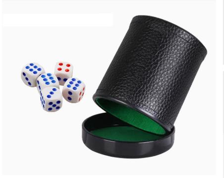 Skórzany kubek na kości z pokr – Board Game Yahtzee recenzja i cena