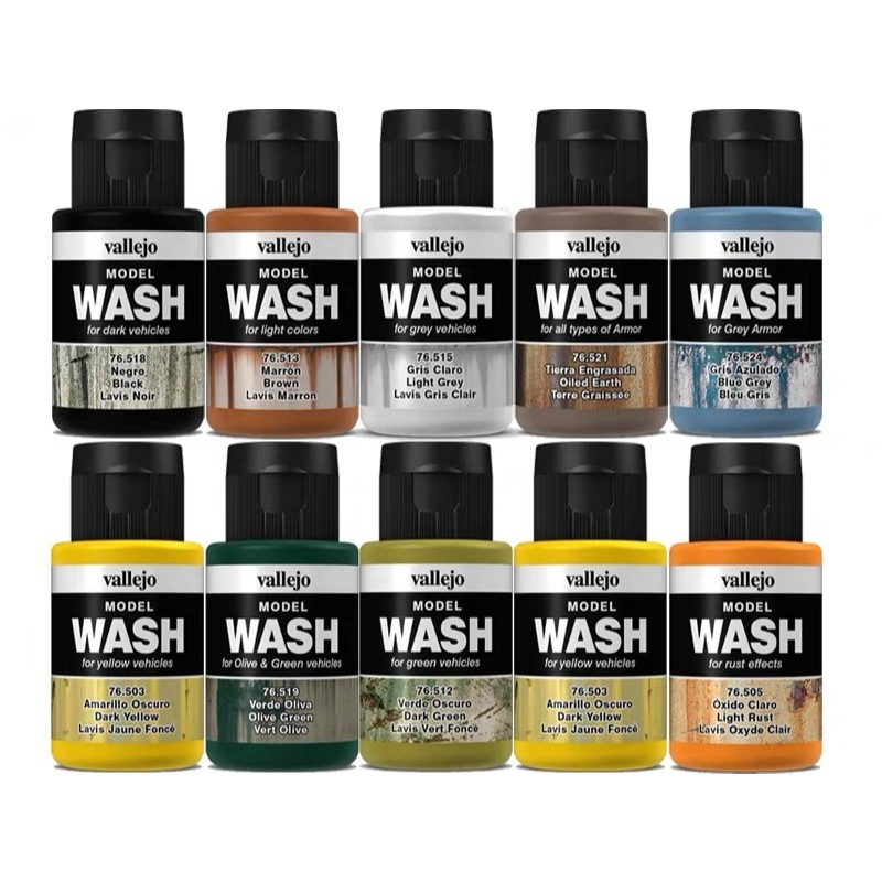 Vallejo 35ml Model Wash Roztwó – Tamiya Model Paint Set recenzja i cena