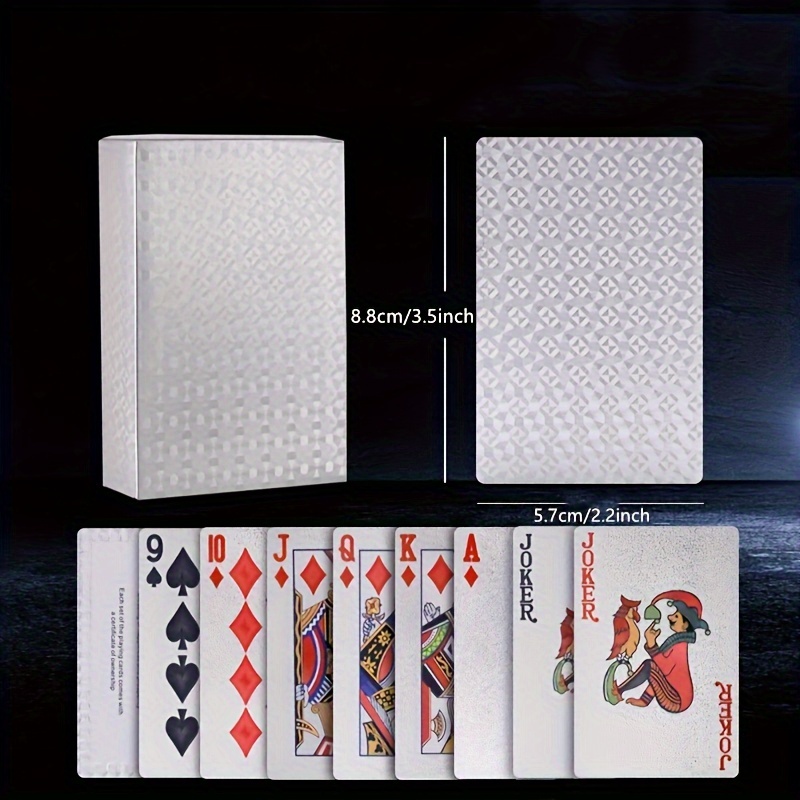 Karty do gry z folii srebrnej  – Board Game Illustration recenzja i cena